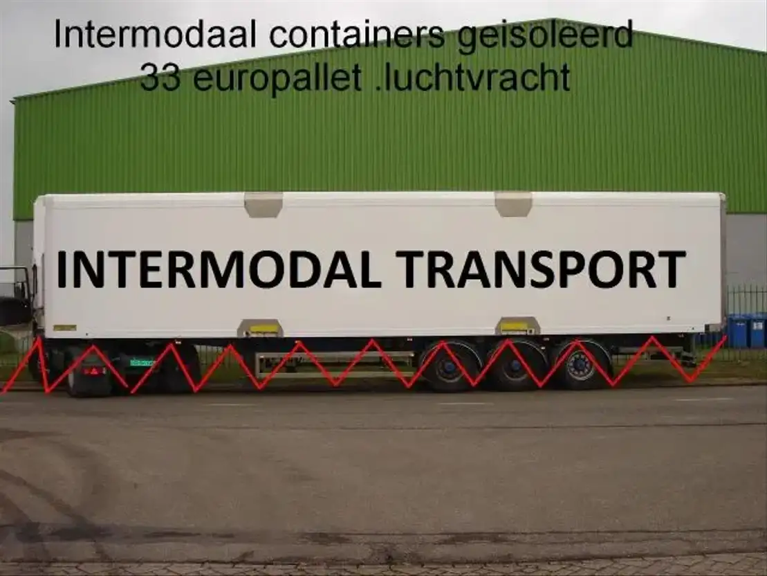 geisoleerde zeecontainer intermodal 45 ft huckapack geisoleerd , luchtvracht , bloemenbreed 2000
