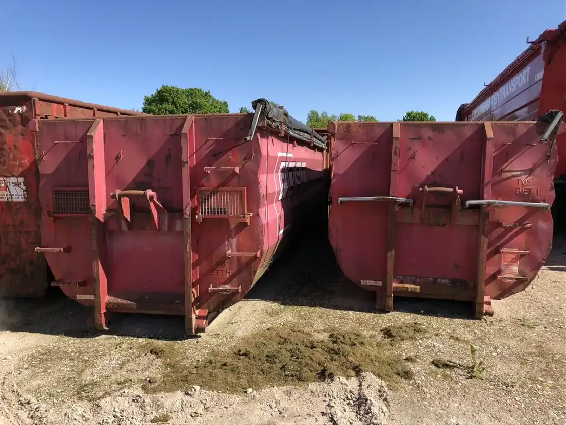 open top zeecontainer Bruns Sirch agro container 30m3