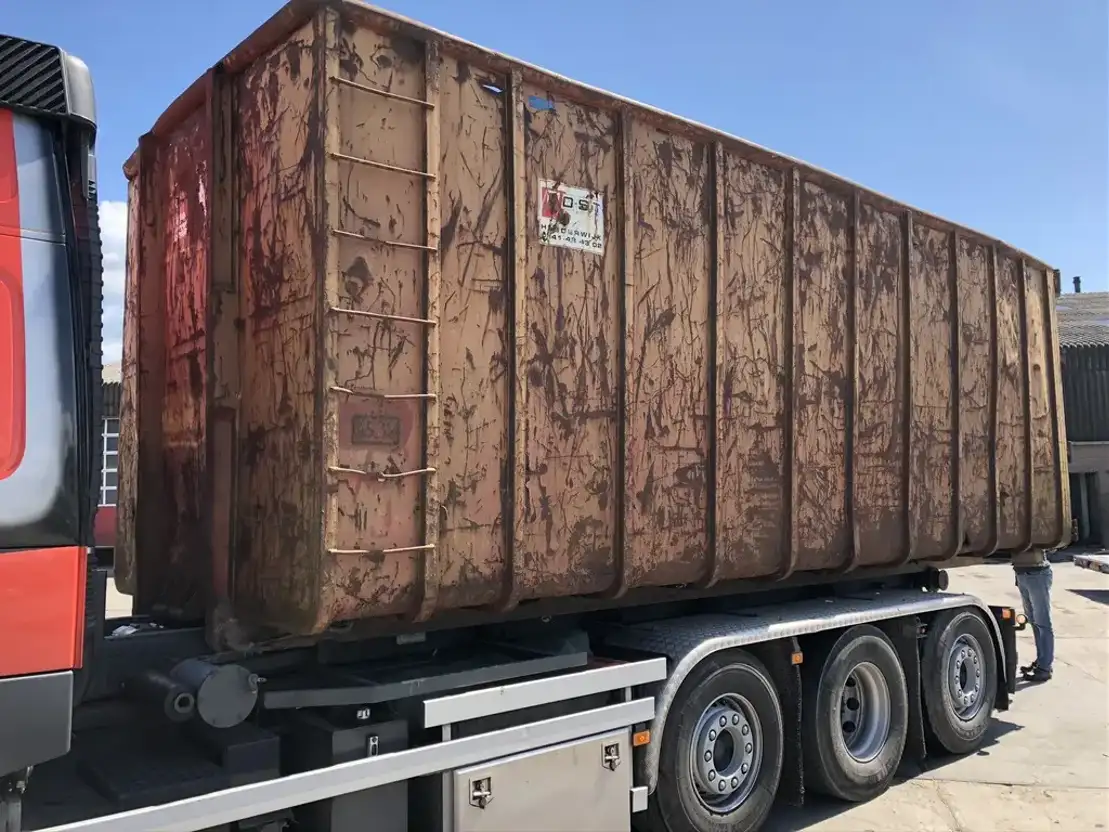 open top zeecontainer Vossebelt 45M3 container