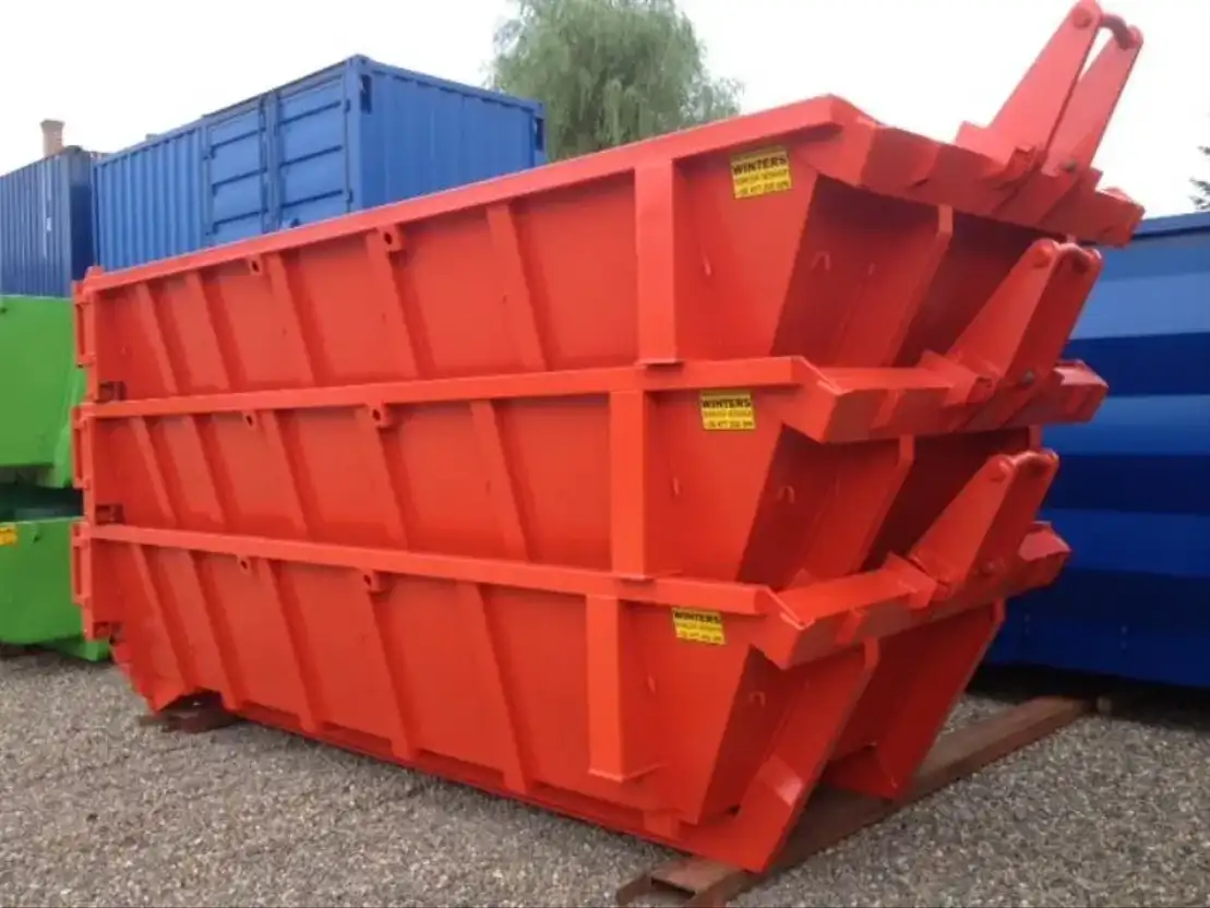 open top zeecontainer Winters STAPELBARE AFZETCONTAINERS 8m³