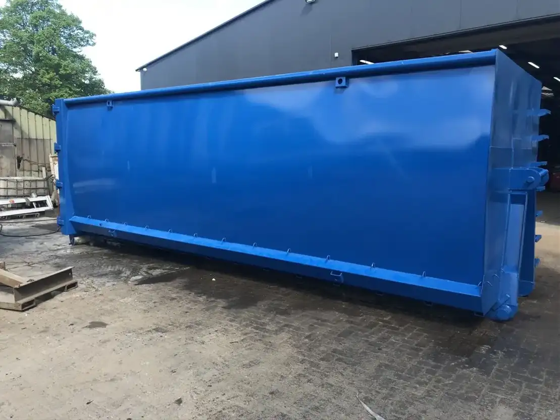 open top zeecontainer Heuvelmans 40 m3 vollumebak 2020