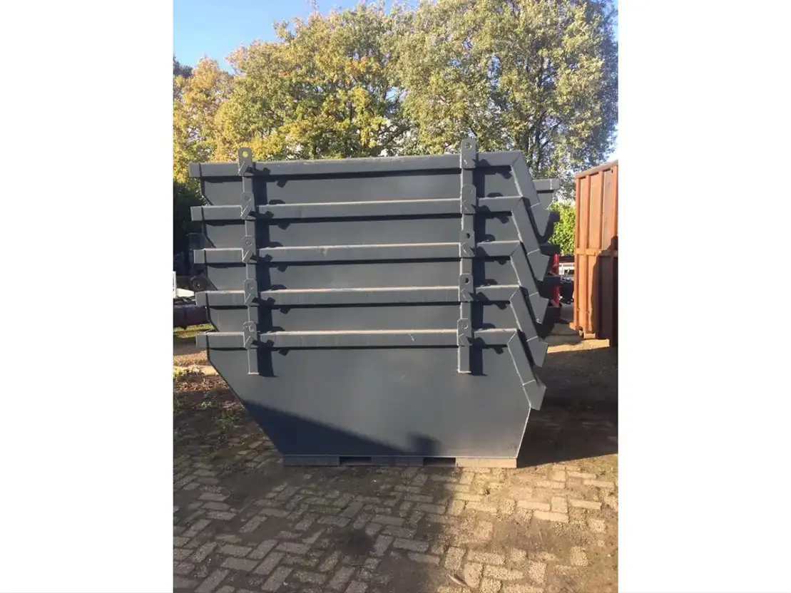 open top zeecontainer Mini mini container bakjes 2 m² 2019
