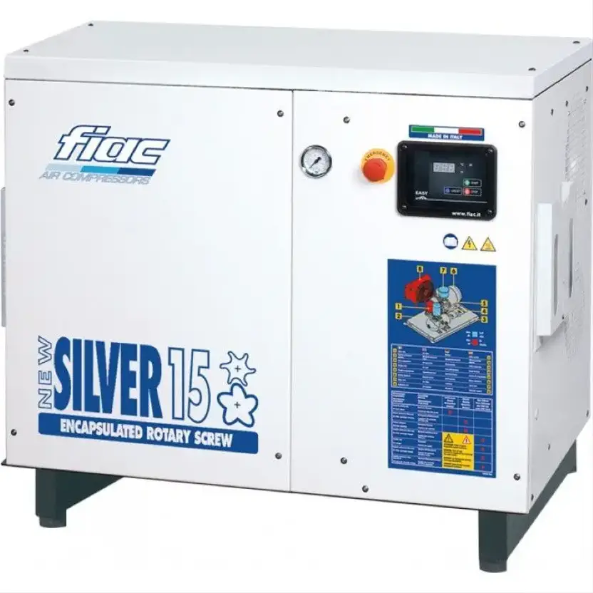 FIAC NewSilver 15 1430 L / min 11 kW 10 Bar Elektrische Schroefcompressor Nieuw