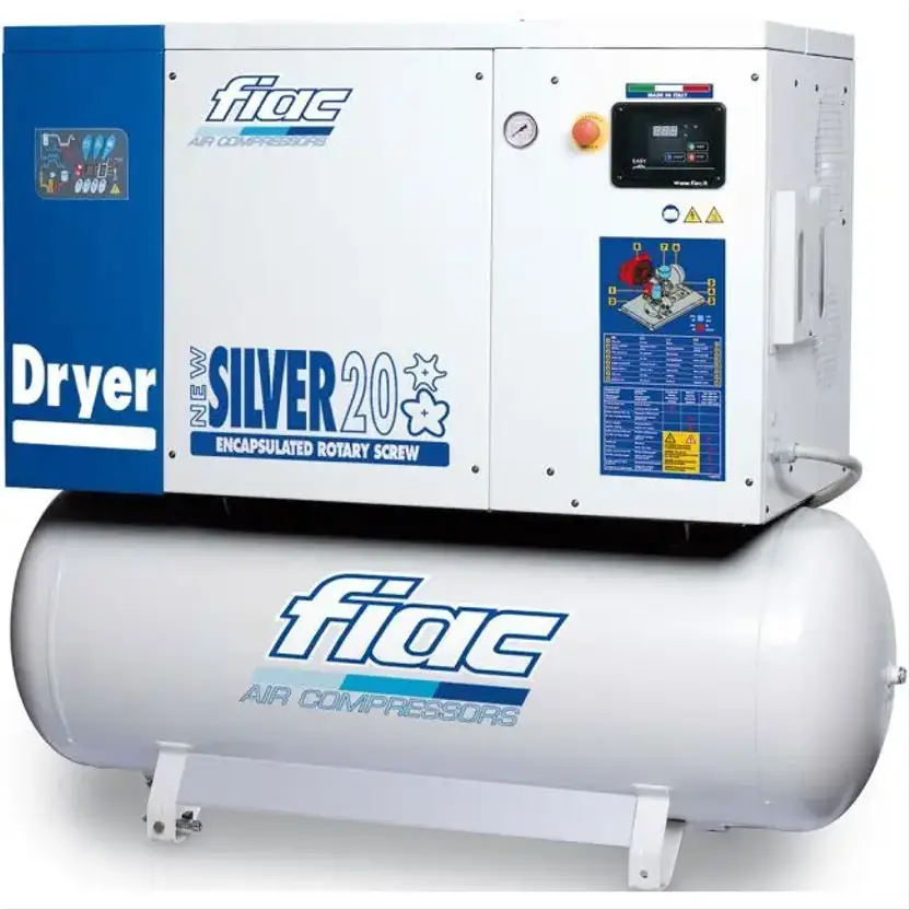 FIAC Lijst High Quality Silent Schroefcompressoren met luchtdroger en ketel