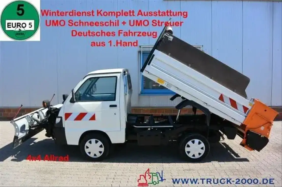 Piaggio Porter S90 4x4 Kipper Winterdienst Streuer Pflug | Kipper  bedrijfswagen \u003c3.5 t - TrucksNL