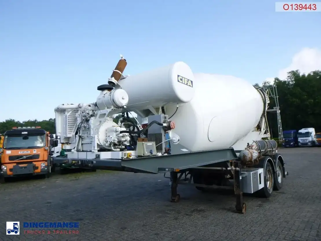 Betonmolen - betonmixer - 180L - 650W - HIGHER - geel