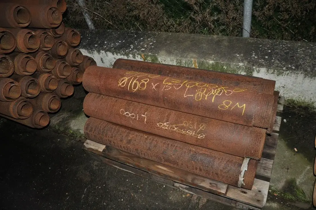 Casing 150/168lengte 1000mm set 8meter