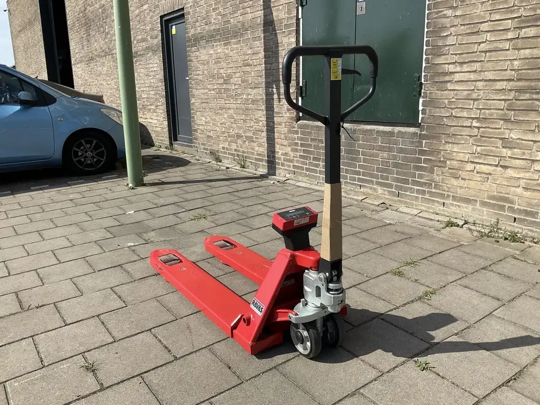 Ravas 1100 2000kg Handpalletwagen MET Weegschaal Nieuw