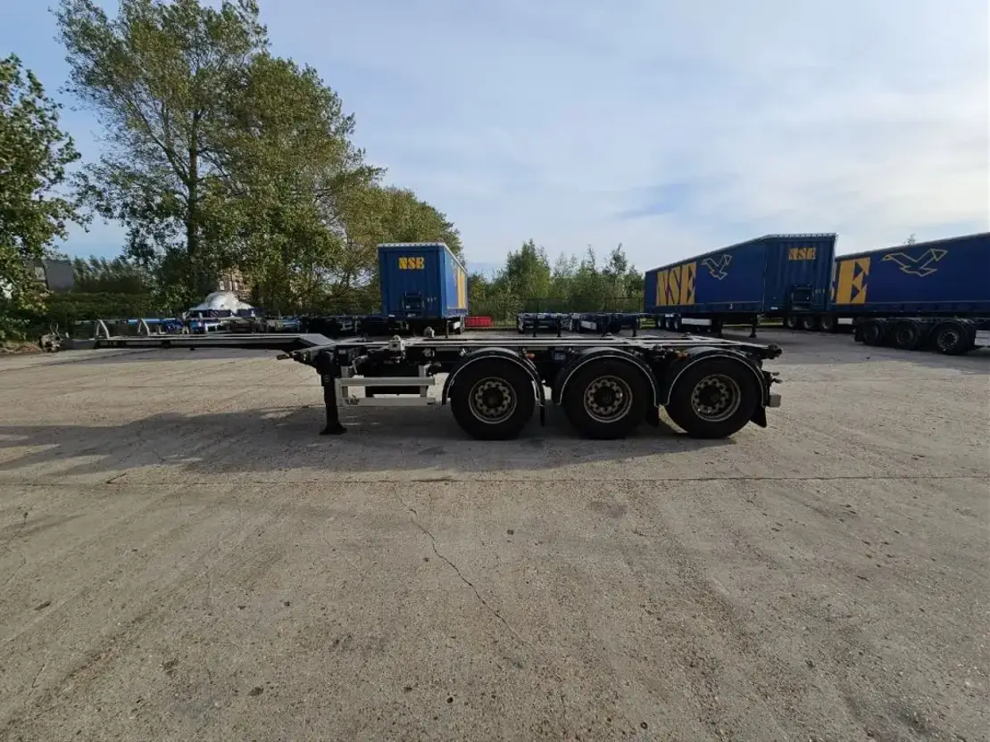 LAG Containerchassis 40FT zwanenhals - universeel superslider - 74406