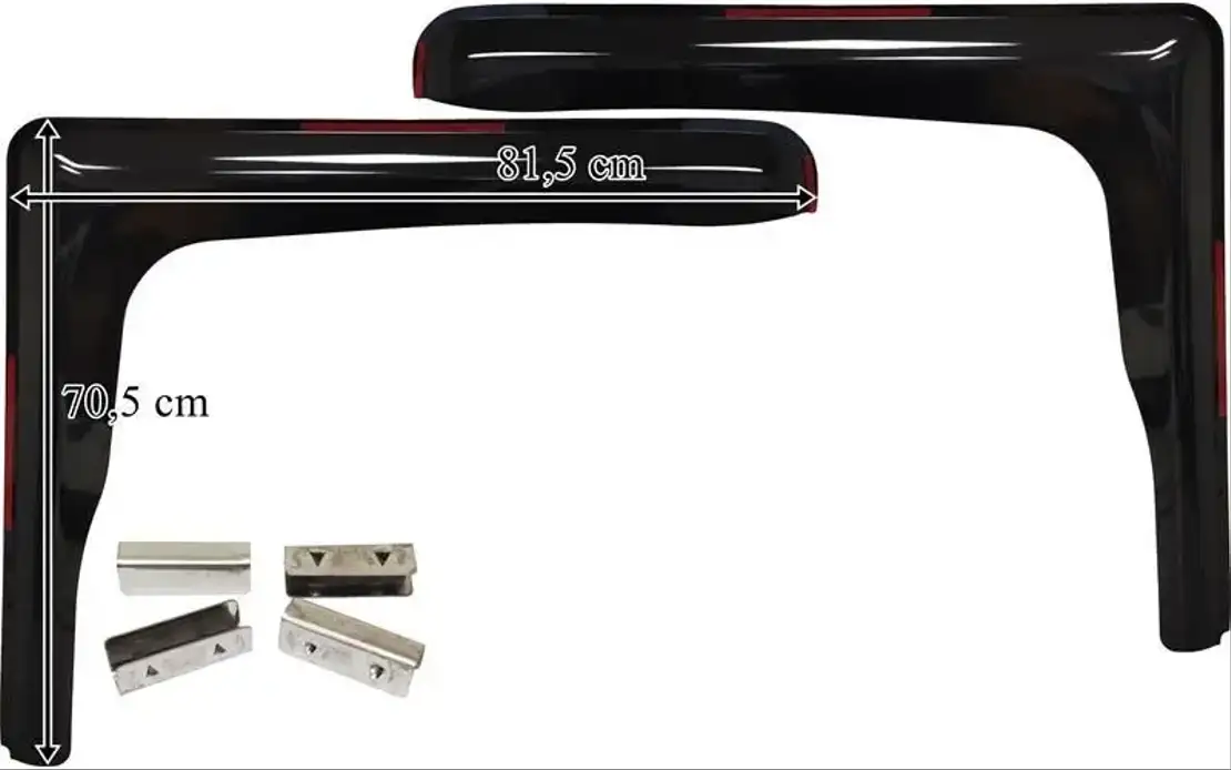 DAF XF106 Polycarbonate Side Window Deflectors Cabinedeel vrachtwagen