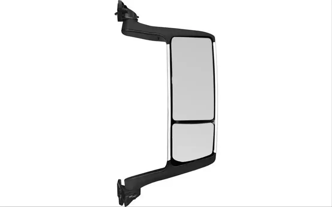 1 x zwarte achteruitkijkspiegel voor vrachtwagen, bus, tractor 320 x 187 mm
