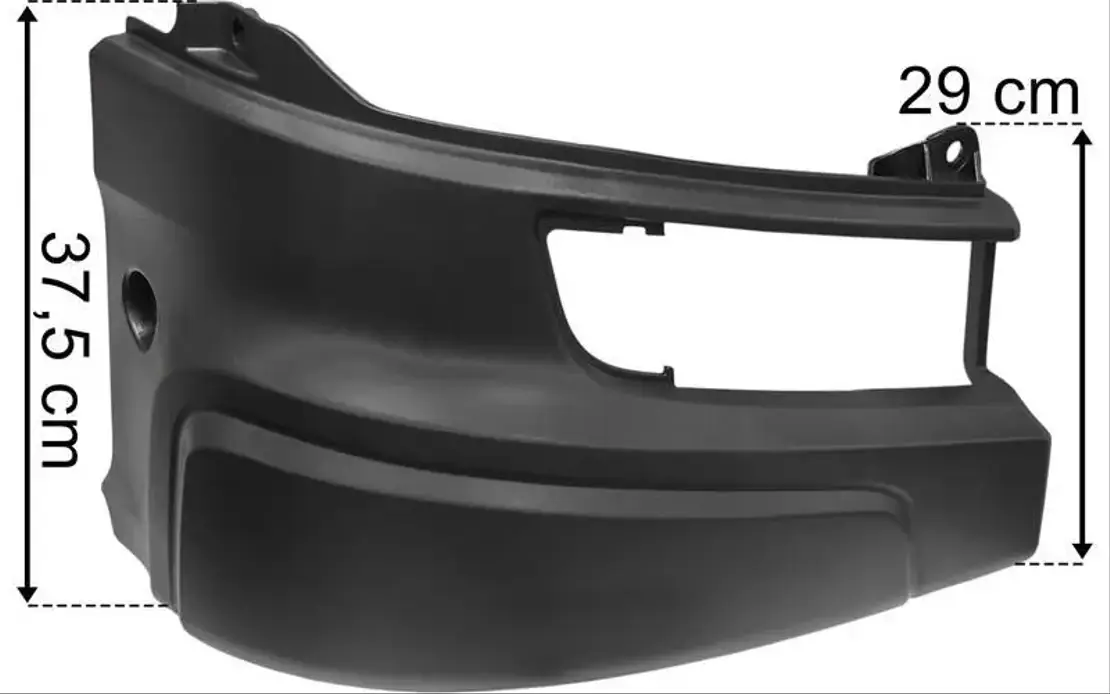 Scania P,G,R,S,T 16- Hoekbumper Rechts Uitgebreid 2474483