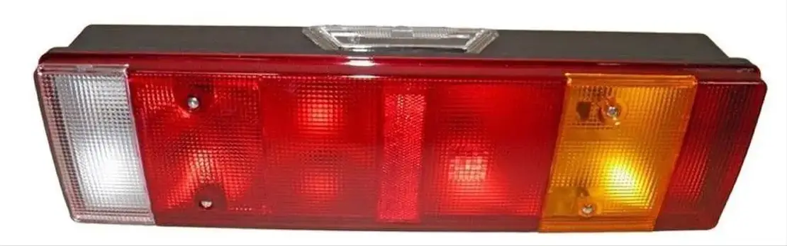 Volvo MAN Links Achter AchterLICHT 6/8 Pins MET Verlichte Kentekenplaat 81252256465 / 81252286034 / 5.81122 / COS006153