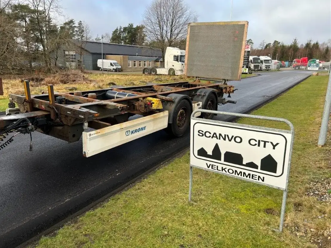 Krone ZZW 18 EL containerlåse - zepro lift