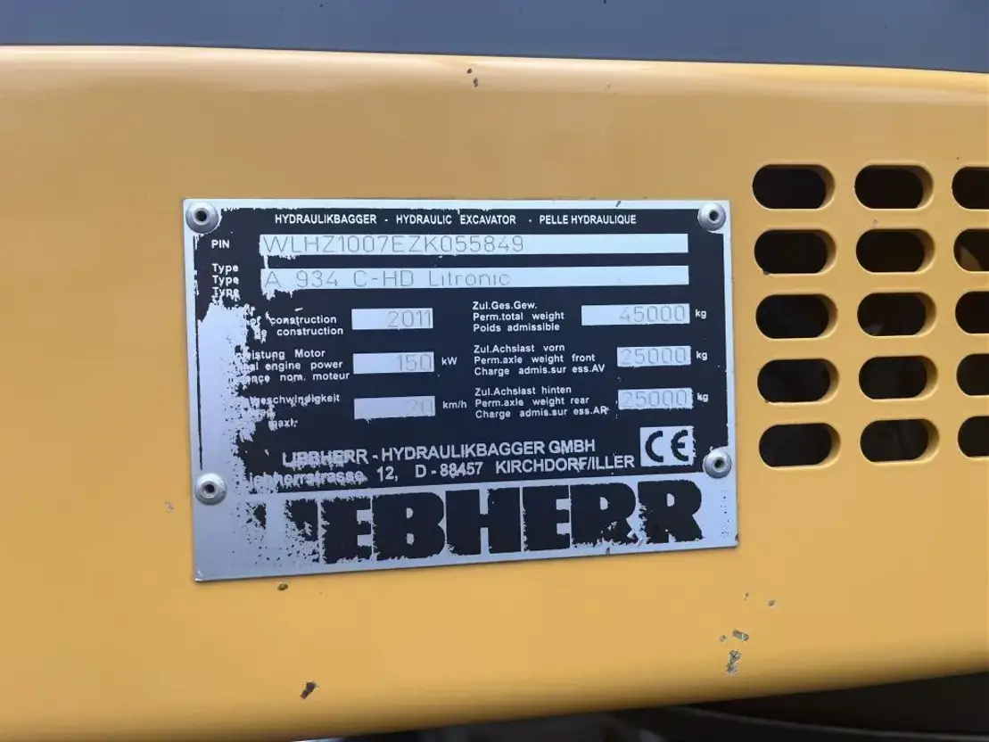 Liebherr A 934 C-HD Litronic