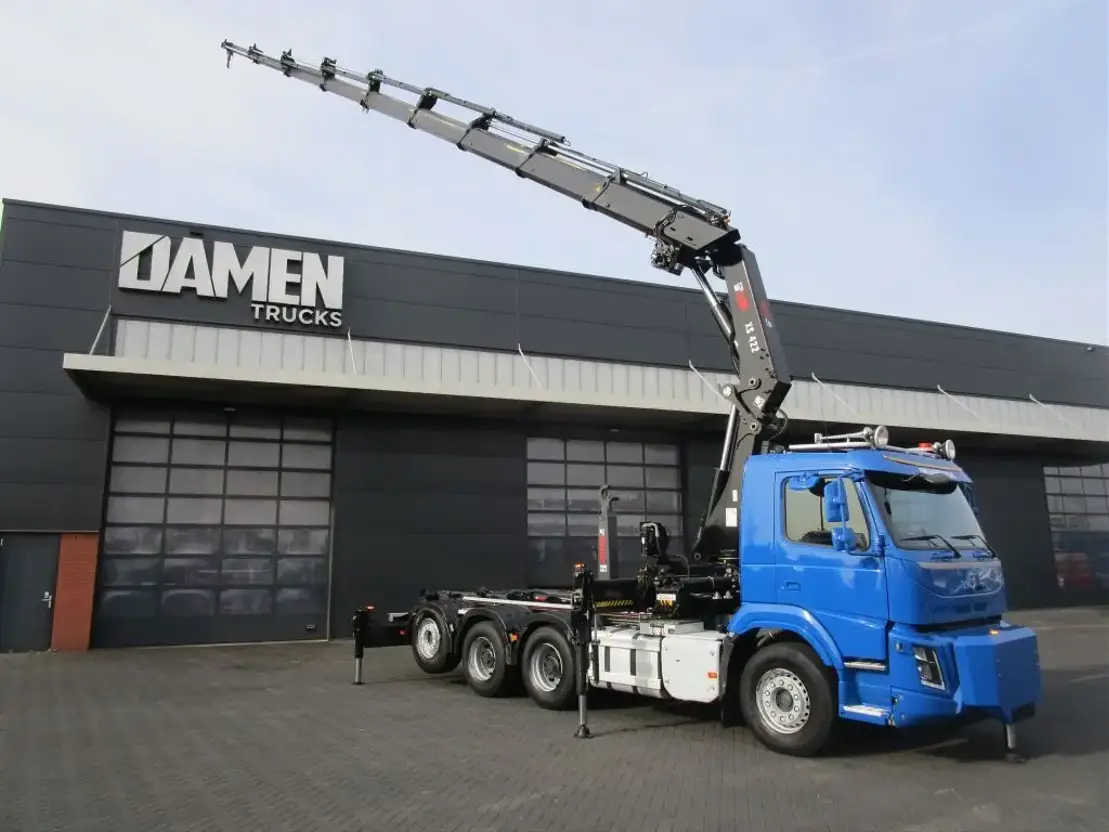 Volvo FMX 500 8x4 Hiab 422 E-8 Hipro + Hiab Haakarm