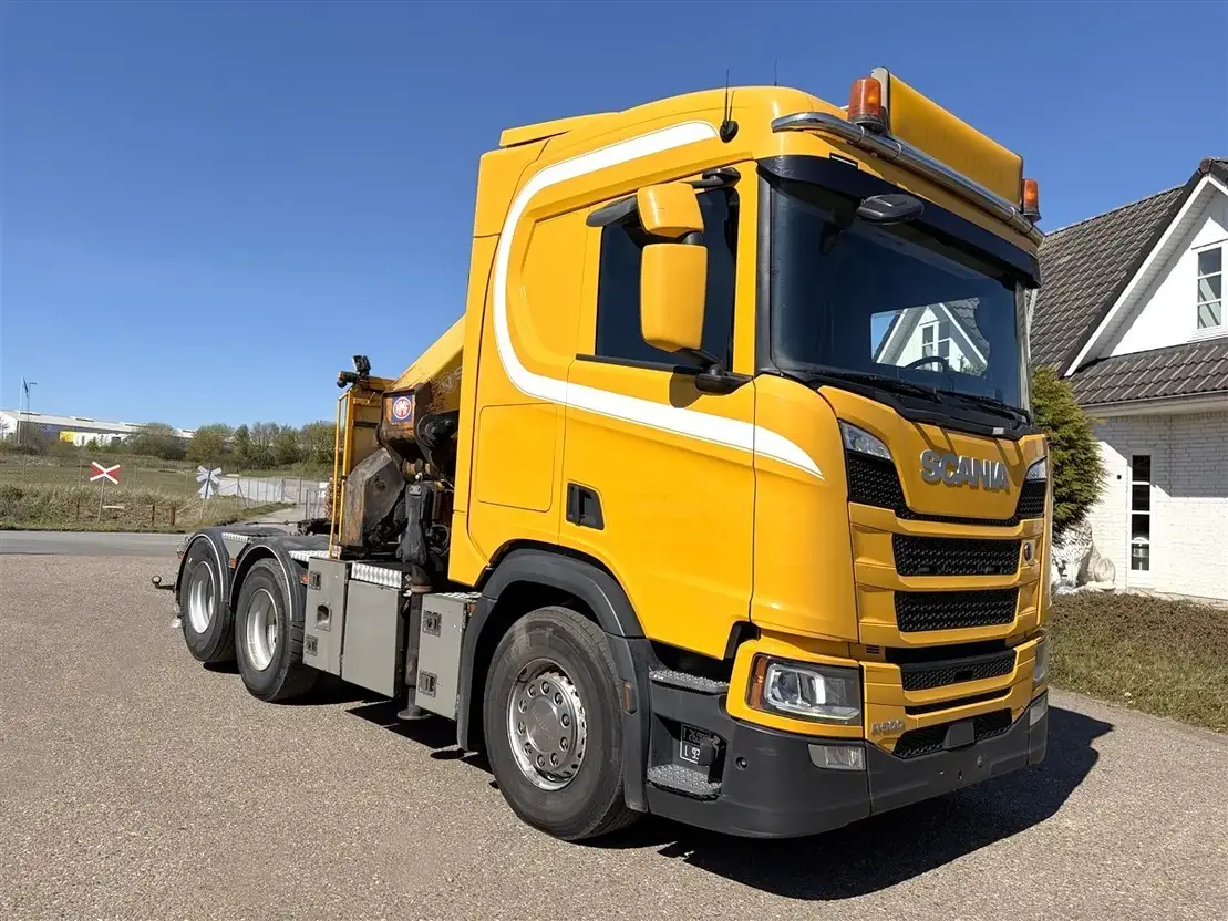 Scania R500 6x2 HMF 5020 Kran